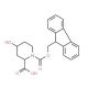 Fmoc-(2S,4R)-4-hydroxypiperidine-2-carboxylic acid (CAS 653589-37-8) - chemical structure image