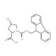 Fmoc-(2S,4S)-(−)-4-hydroxypyrrolidine-2-carboxylic acid - chemical structure image