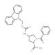 Fmoc-(2S,4S)-4-amino-1-benzoyl-pyrrolidine-2-carboxylic acid (CAS 204321-85-7) - chemical structure image