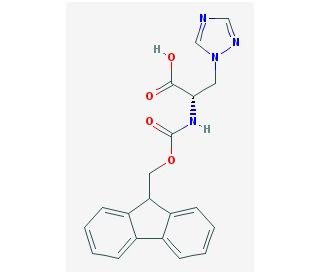 Fmoc-3-(1,2,4-triazol-1-yl)-Ala-OH - chemical structure image
