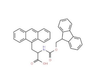 Fmoc-3-(9-anthryl)-D-alanine (CAS 268733-63-7) - chemical structure image