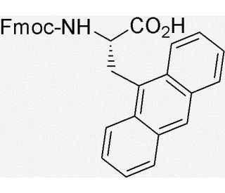 Fmoc-3-(9-anthryl)-L-alanine (CAS 268734-27-6) - chemical structure image