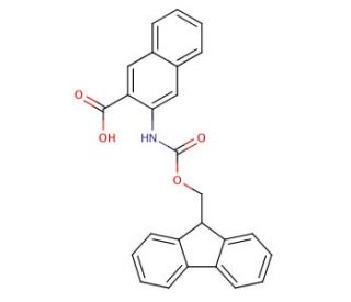 Fmoc-3-amino-2-naphthoic acid (CAS 372159-75-6) - chemical structure image
