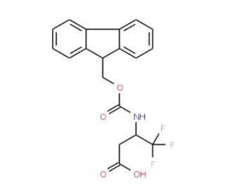Fmoc-3-amino-4,4,4-trifluorobutyric acid - chemical structure image