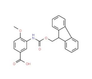 Fmoc-3-amino-4-methoxybenzoic acid - chemical structure image
