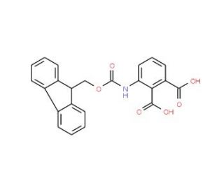 Fmoc-3-aminobenzene-1,2-dicarboxylic acid - chemical structure image