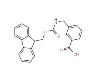 Fmoc-(3-aminomethyl) benzoic acid (CAS 155369-11-2) - chemical structure image