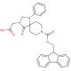 Fmoc-3-carboxymethyl-1-phenyl-1,3,8-triazaspiro[4.5]decan-4-one (CAS 215190-27-5) - chemical structure image