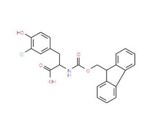Fmoc-3-chloro-L-tyrosine (CAS 478183-58-3) - chemical structure image