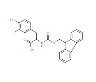 Fmoc-3-fluoro-DL-tyrosine - chemical structure image