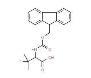 Fmoc-3-fluoro-DL-valine - chemical structure image