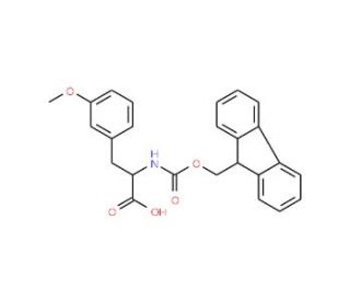 Fmoc-3-methoxy-L-phenlyalanine (CAS 206060-40-4) - chemical structure image