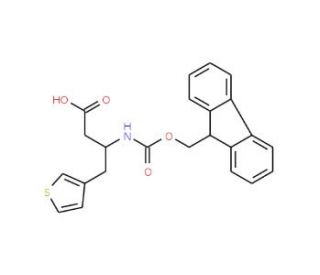 Fmoc-(3-thienyl)-L-beta-homoalanine (CAS 270263-01-9) - chemical structure image