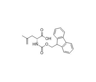 Fmoc-4,5-dehydro-D-Leucine (CAS 917099-00-4) - chemical structure image