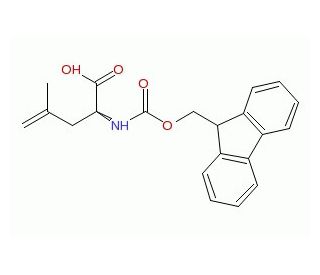 Fmoc-4,5-dehydro-L-leucine (CAS 87720-55-6) - chemical structure image