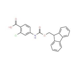 Fmoc-4-amino-2-chlorobenzoic acid (CAS 186320-13-8) - chemical structure image