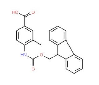 Fmoc-4-amino-3-methylbenzoic acid - chemical structure image