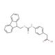 Fmoc-4-aminophenylacetic acid (CAS 173690-53-4) - chemical structure image