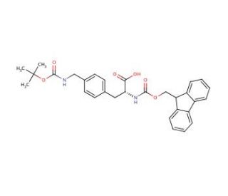 Fmoc-4-(Boc-aminomethyl)-D-phenylalanine - chemical structure image