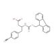 Fmoc-4-cyano-D-beta-homophenylalanine (CAS 269726-87-6) - chemical structure image