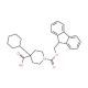 Fmoc-4-cyclohexyl-piperidine-4-carboxylic acid (CAS 882847-21-4) - chemical structure image