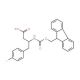 Fmoc-4-fluoro-D-beta-homophenylalanine (CAS 331763-70-3) - chemical structure image