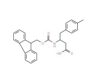 Fmoc-4-methyl-D-beta-homophenylalanine (CAS 269398-86-9) - chemical structure image