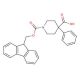 Fmoc-4-phenyl-piperidine-4-carboxylic acid (CAS 215190-19-5) - chemical structure image