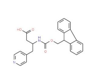 Fmoc-(4-pyridyl)-L-beta-homoalanine (CAS 270065-69-5) - chemical structure image