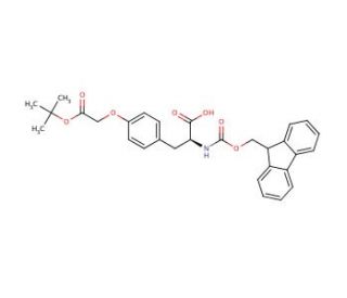 Fmoc-4-(tert-butoxycarbonylmethoxy)-L-Phe-OH (CAS 181951-92-8) - chemical structure image