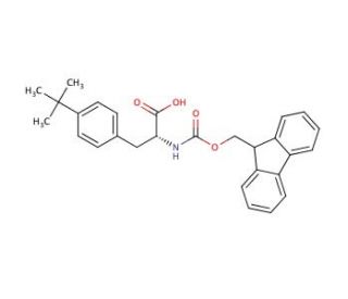 Fmoc-4-tert-butyl-D-phenylalanine (CAS 252049-14-2) - chemical structure image