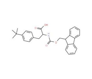 Fmoc-4-tert-butyl-L-phenylalanine (CAS 213383-02-9) - chemical structure image