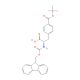 Fmoc-(4-tert-butyloxycarbonyl)-L-phenylalanine (CAS 183070-44-2) - chemical structure image