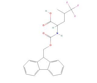 Fmoc-5,5,5-trifluoro-DL-leucine (CAS 777946-04-0) - chemical structure image
