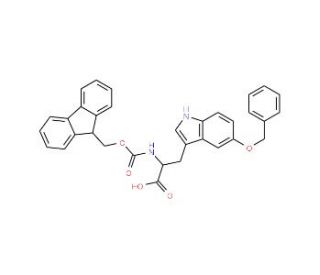 Fmoc-5-benzyloxy-DL-tryptophan - chemical structure image