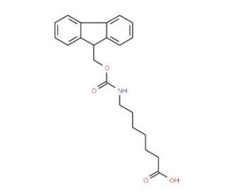 Fmoc-7-aminoheptanoic acid (CAS 127582-76-7) - chemical structure image