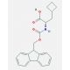 Fmoc-Ala(β-cyclobutyl)-OH (CAS 478183-62-9) - chemical structure image