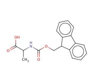 Fmoc-Ala-OH (2-13C) (CAS 35661-39-3 (unlabeled)) - chemical structure image