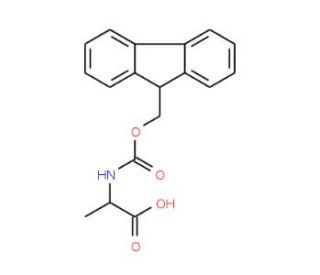 Fmoc-Ala-OH (3-13C) (CAS 201489-21-6) - chemical structure image
