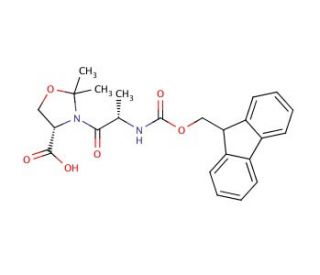 FMOC-ALA-SER(YME,MEPRO)-OH (CAS 252554-78-2) - chemical structure image