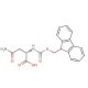 Fmoc-Asn-OH (CAS 71989-16-7) - chemical structure image