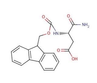 Fmoc-Asp-NH2 (CAS 200335-40-6) - chemical structure image