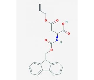Fmoc-Asp(OAll)-OH (CAS 146982-24-3) - chemical structure image