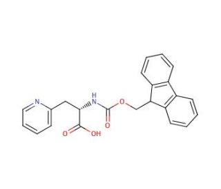 Fmoc-&beta;-(2-pyridyl)-Ala-OH (CAS 185379-40-2) - chemical structure image