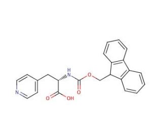 Fmoc-&beta;-(4-pyridyl)-Ala-OH (CAS 169555-95-7) - chemical structure image