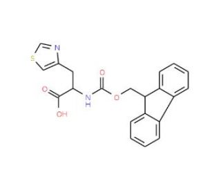 Fmoc-&beta;-(4-thiazolyl)-Ala-OH (CAS 205528-32-1) - chemical structure image