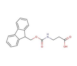 Fmoc-beta-Ala-OH (CAS 35737-10-1) - chemical structure image