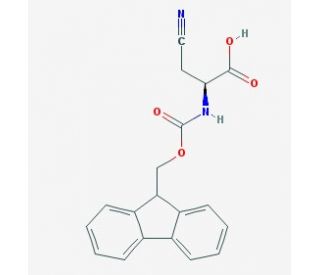 Fmoc-beta-cyano-L-alanine - chemical structure image