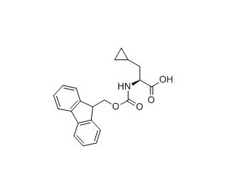 Fmoc-beta-cyclopropyl-L-Ala-OH (CAS 214750-76-2) - chemical structure image