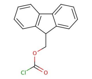 Fmoc chloride (CAS 28920-43-6) - chemical structure image